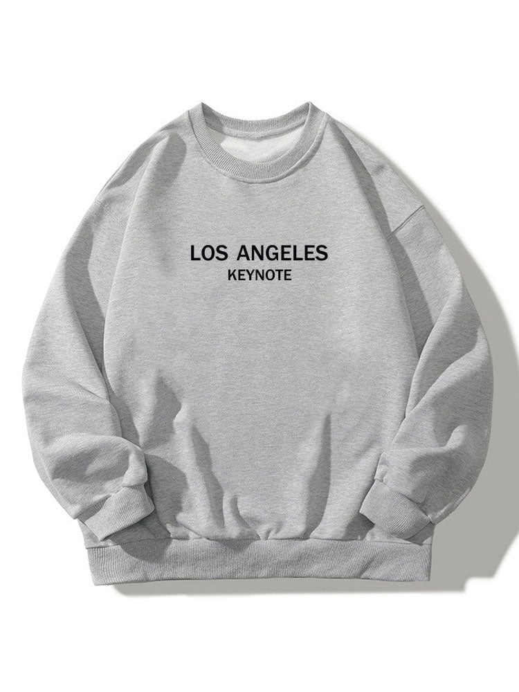 Los Angeles Print Relaxed Sweatshirt