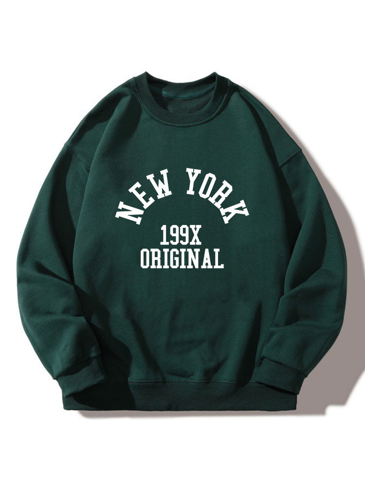 New York Print Relaxed Sweatshirt