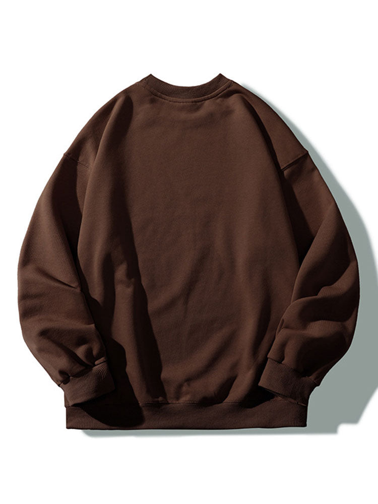 Los Angeles Print Crew Neck Relaxed Sweatshirt