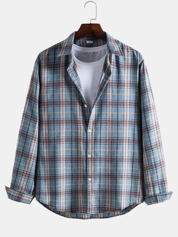 Long Sleeve Plaid Shirt