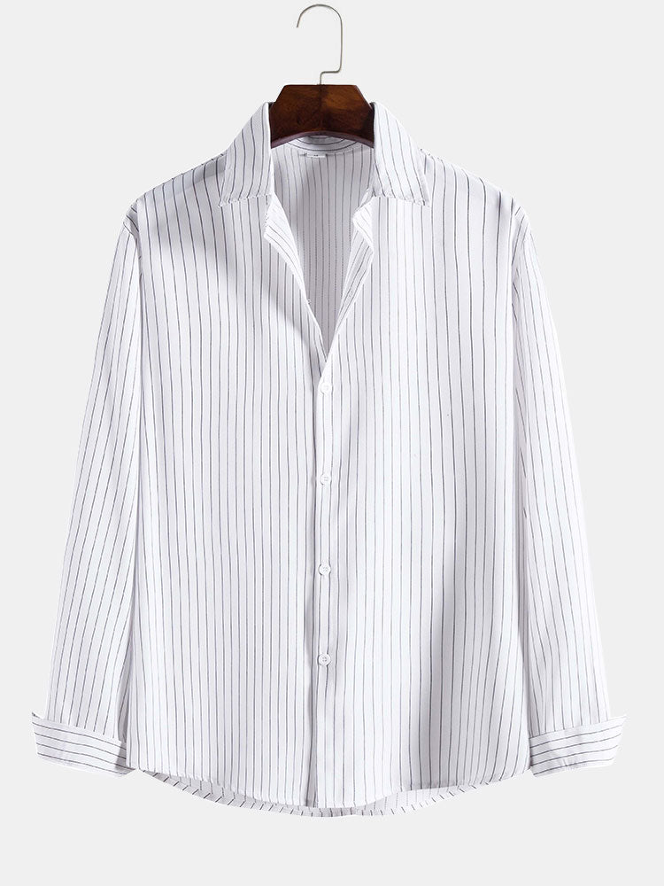 Long Sleeved Pinstripe Shirt